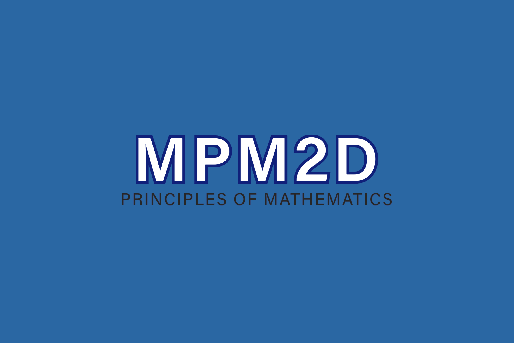 Principles of Mathematics, Grade 10